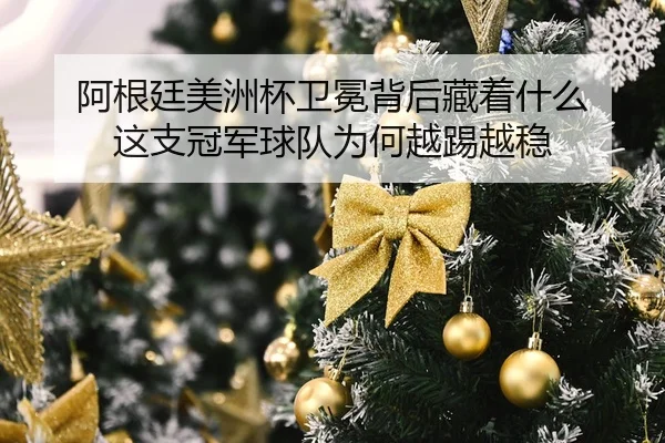 阿根廷美洲杯卫冕背后藏着什么 这支冠军球队为何越踢越稳